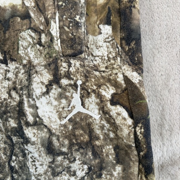 Nike Jordan Brooklyn Camo Realtree Fleece Hoodie & Jogger 2 Piece Set Men Medium - Picture 11 of 16
